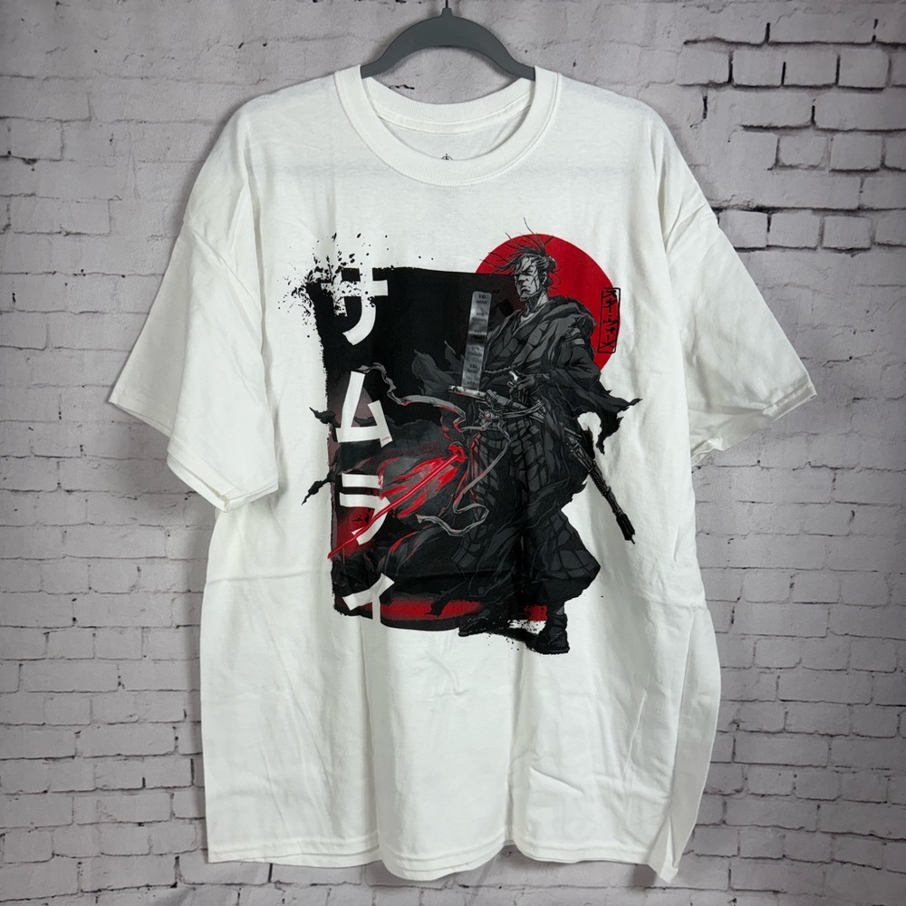 Disney Parks White Star Wars Graphic Tee Japanese Anime XXL Mens